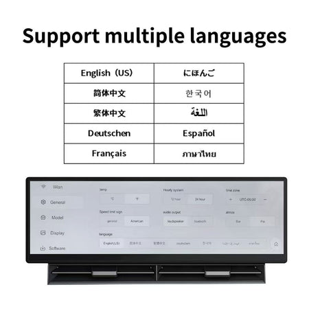 Tesla Model 3/Y/3 Highland/Y Juniper F9 Pro 8.9-inch Touch Screen Carplay/Android Auto Smart Dashboard with Front Camera | Tlyard