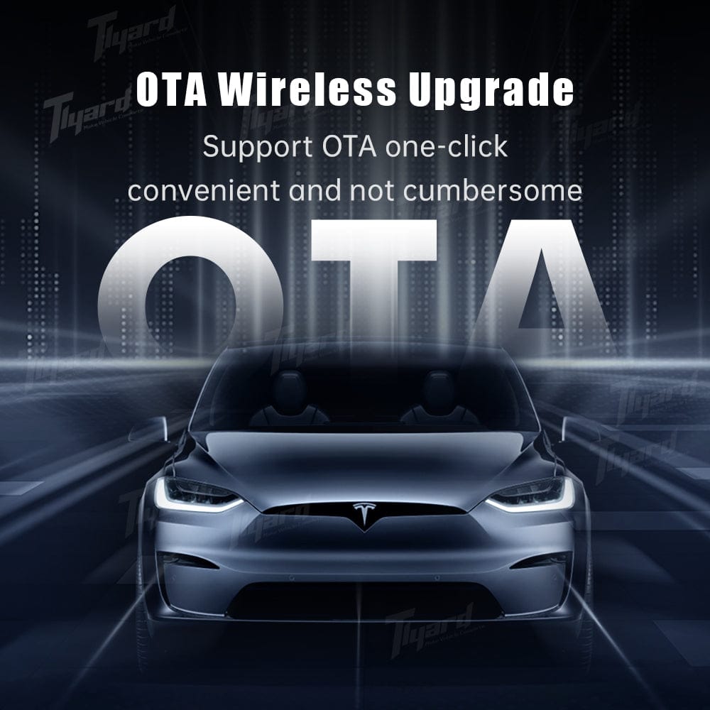 Tesla Model 3/Y/3 Highland/Y Juniper F9 Pro 8.9-inch Touch Screen Carplay/Android Auto Smart Dashboard with Front Camera | Tlyard