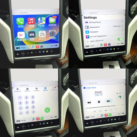 Tesla Wireless CarPlay Android Auto Adapter Box 2.4G + 5G Wifi For Model 3 & Y & S & X