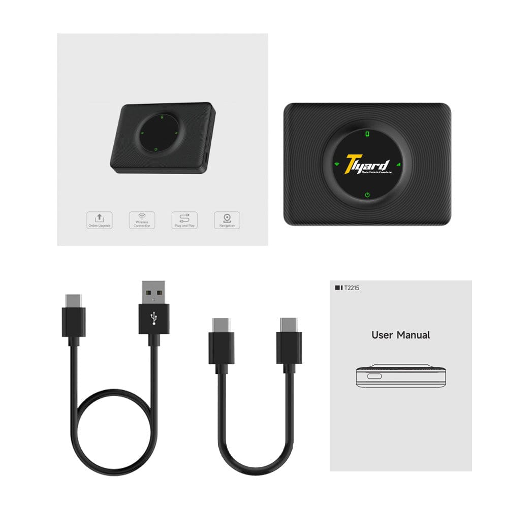 Tesla Wireless CarPlay Android Auto Adapter Box 2.4G + 5G Wifi For Model 3 & Y & S & X
