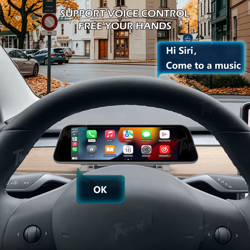 Tlyard T15Pro 9.6-inch Gen 3 Instrument Cluster Touchscreen Head Up Display for Model 3/3 Highland & Model Y/2026 Model Y Juniper