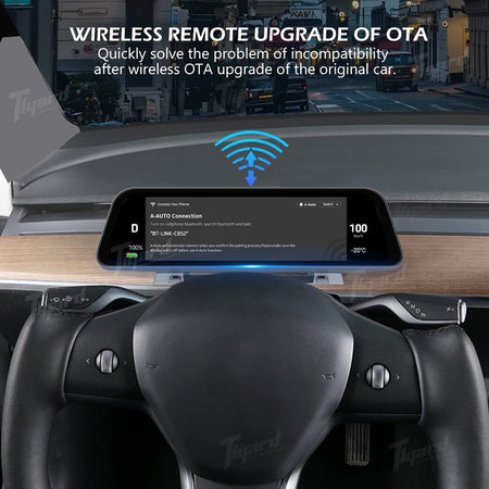 Tlyard T15Pro 9.6-inch Gen 3 Instrument Cluster Touchscreen Head Up Display for Model 3/3 Highland & Model Y/2026 Model Y Juniper