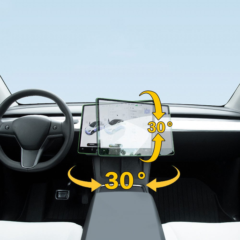 Upgraded 40° Touch Screen Swiveling Mount Kit Rotated Dashboard For Model 3/ Y