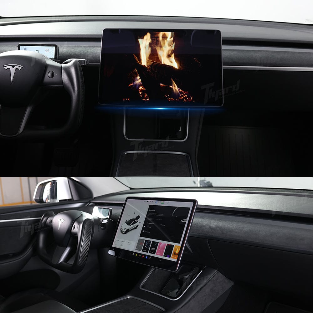 Upgraded 40° Touch Screen Swiveling Mount Kit Rotated Dashboard For Model 3/ Y