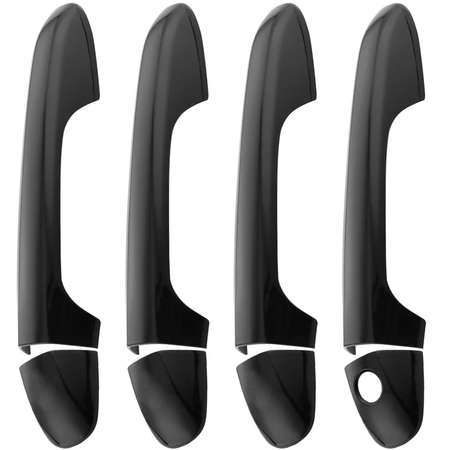 Toyota Tacoma Door Handle Covers - Glossy Black Trim (2016-2021)