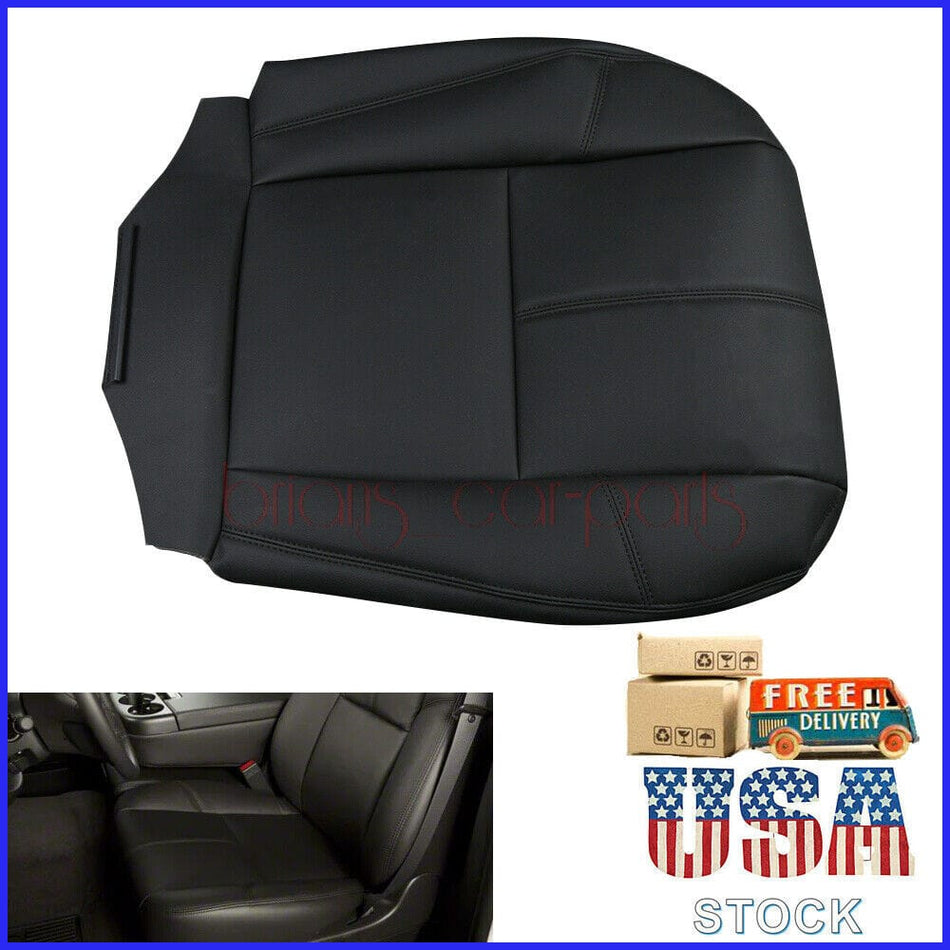 Driver Bottom Seat Cover Fit For Silverado 1500 2500HD GMC Tahoe 07-13