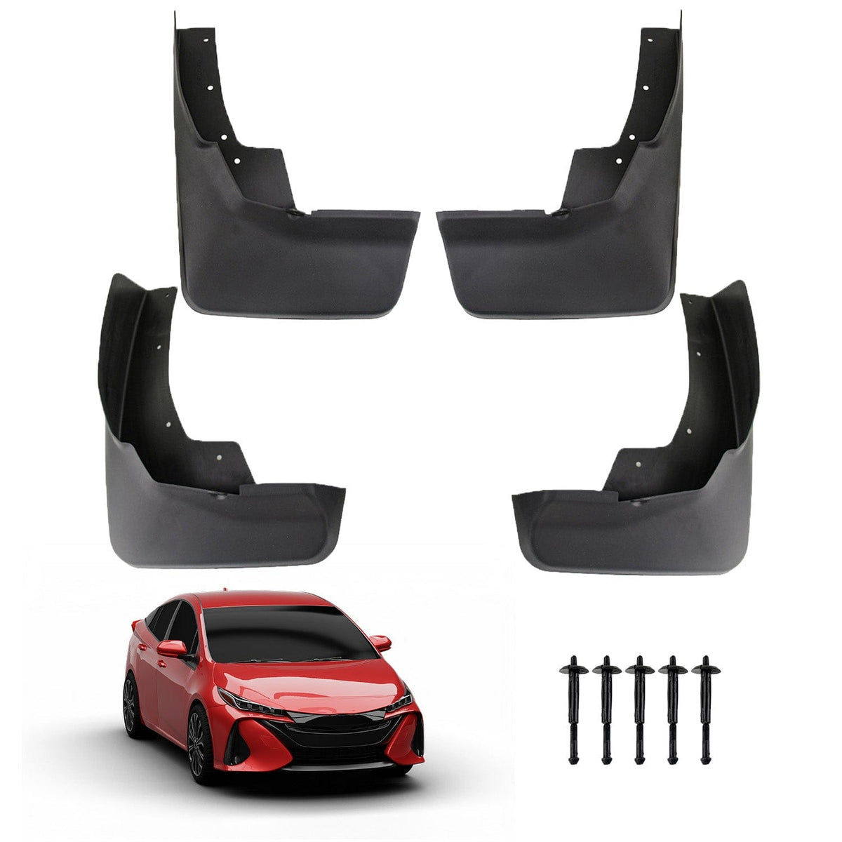 Durable Mud Flaps for Ram 1500 2019-2024 Pickup with Fender Flares