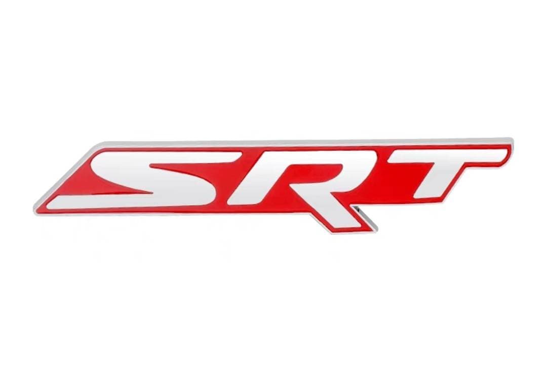 Red Rst Emblem Dodge Challenger SRT Rear Emblem Red Sliver – AFA-Motors