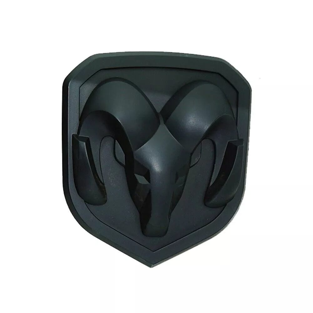 Dodge Ram 1500 2500 3500 Matte Black Front Grille Emblem Badge 2013-2018