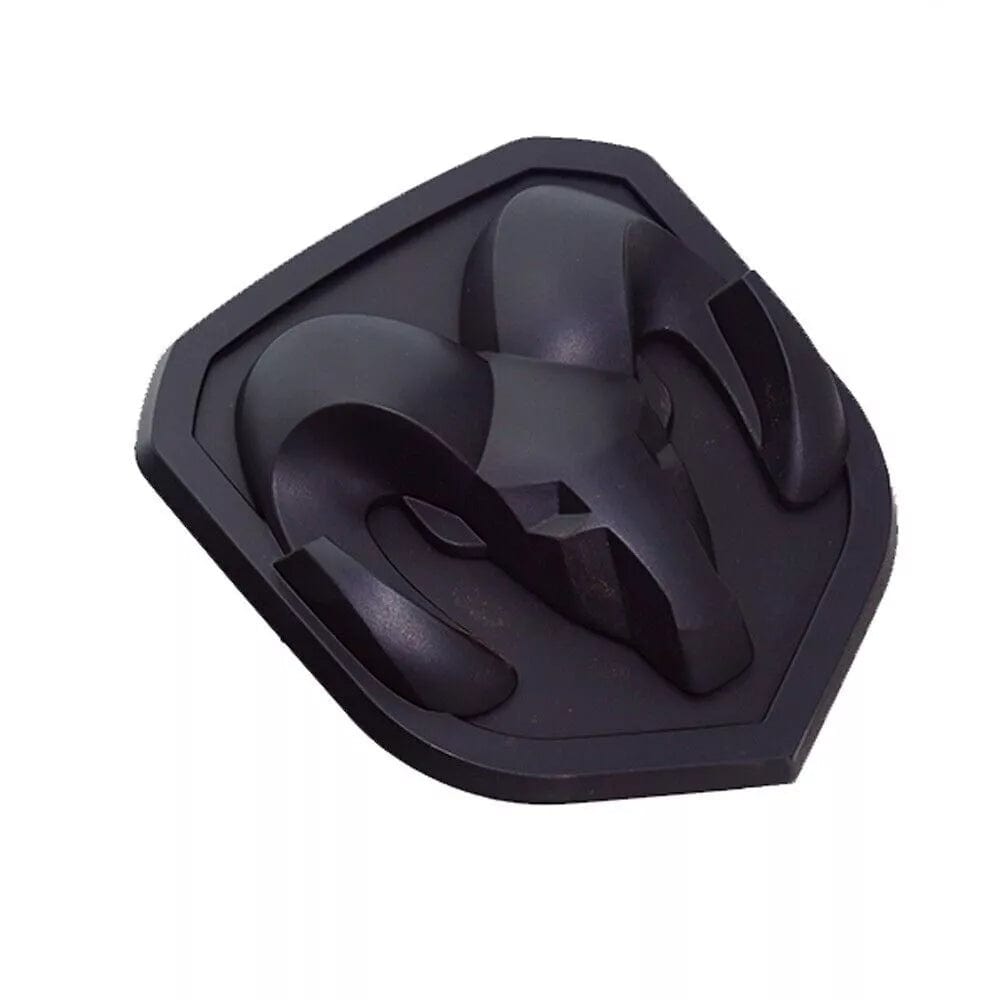 Dodge Ram 1500 2500 3500 Matte Black Front Grille Emblem Badge 2013-2018