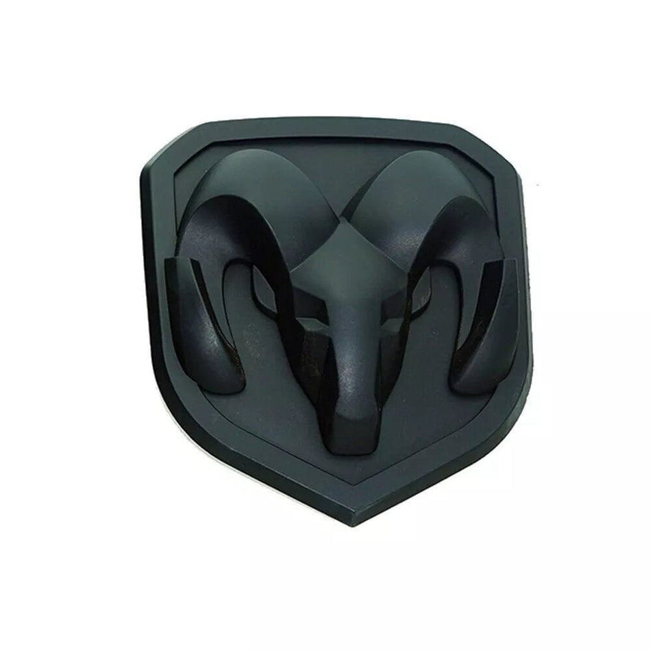 Dodge Ram 1500 2500 3500 Matte Black Front Grille Emblem Badge 2013-2018