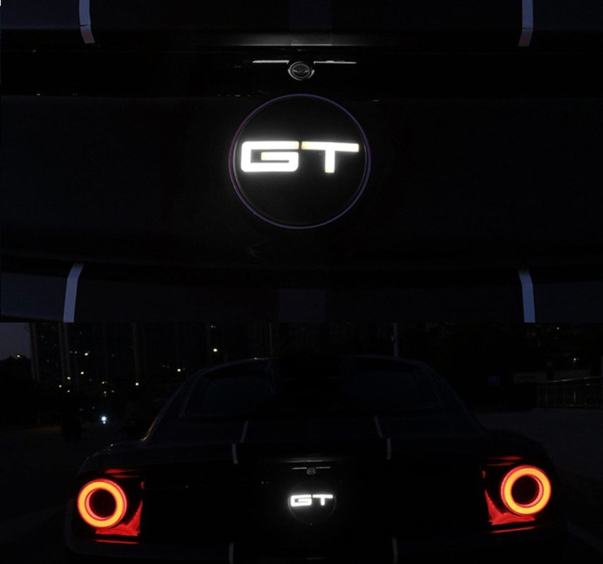 Ford Mustang GT LED Emblem Rear white light