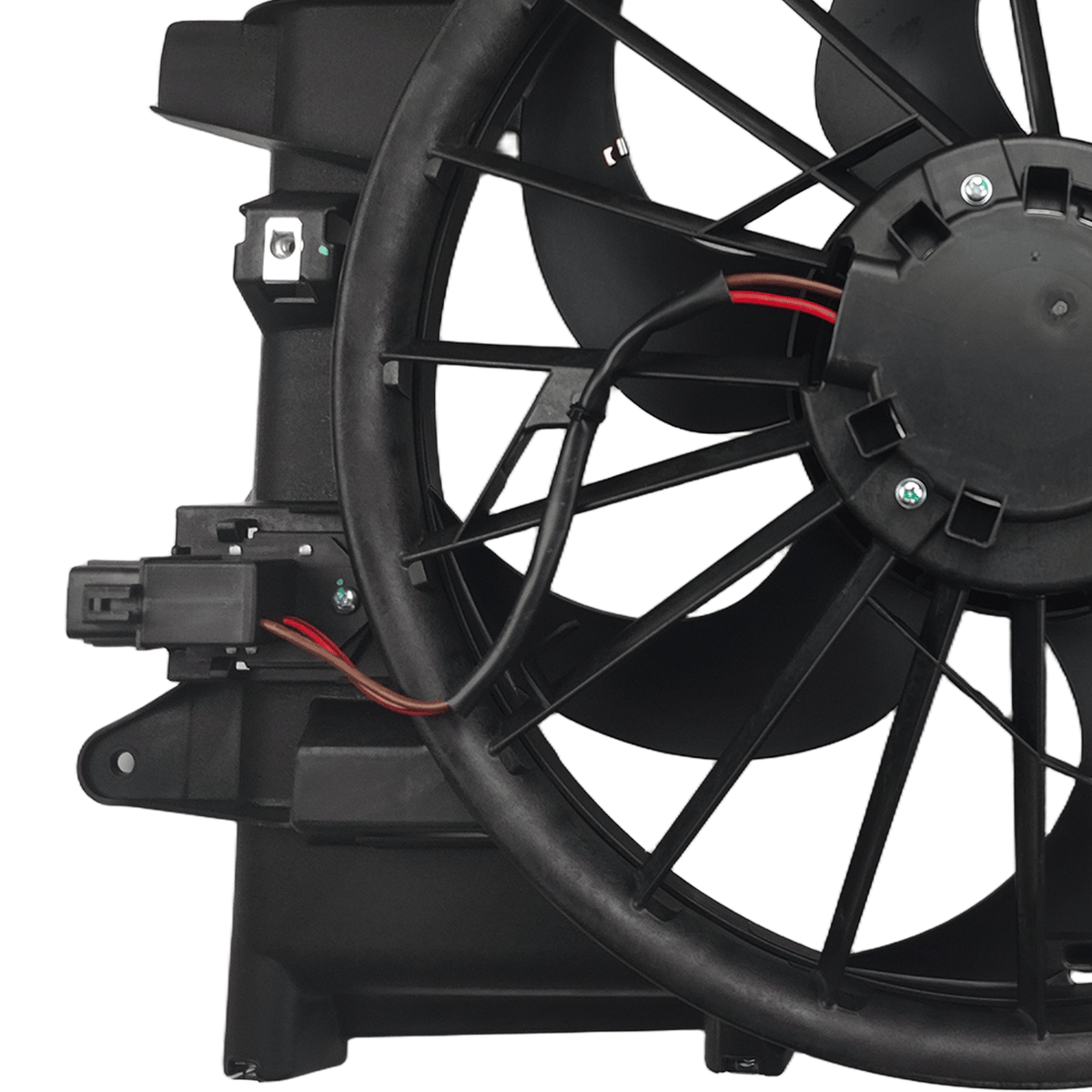 Engine Cooling Fan Radiator Fan Assembly w/ Resistor fit for Ford Mustang 05-14