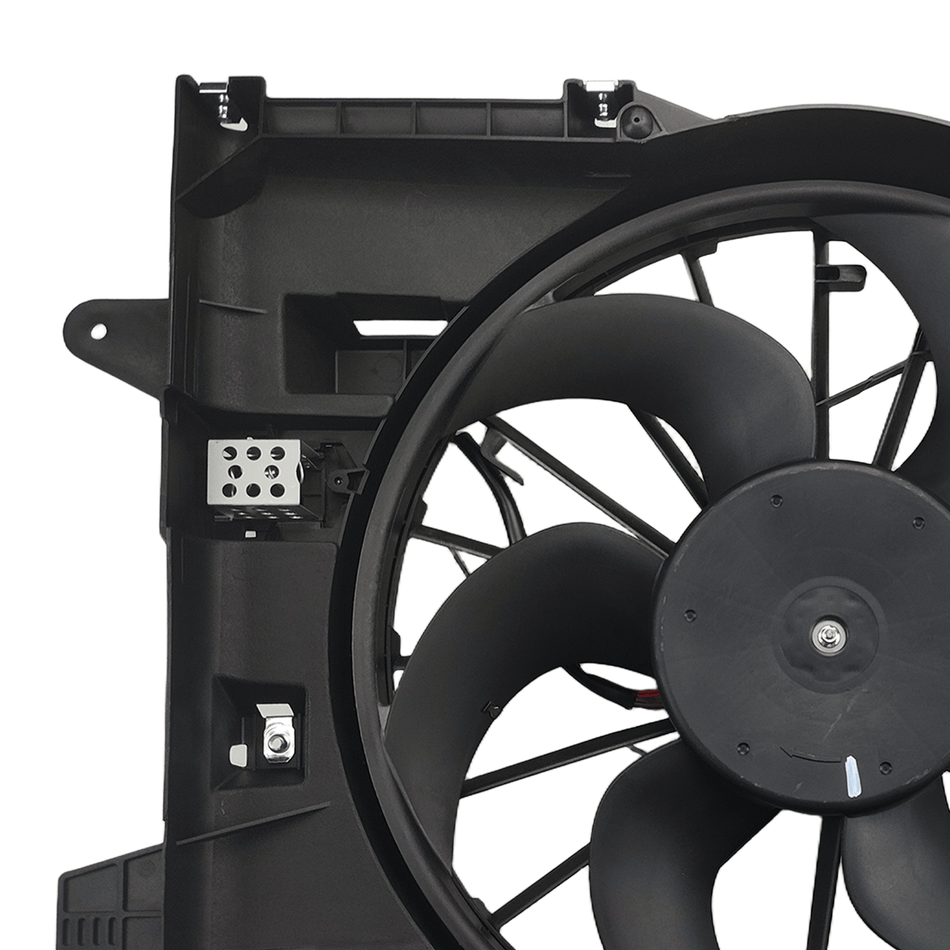 Engine Cooling Fan Radiator Fan Assembly w/ Resistor fit for Ford Mustang 05-14