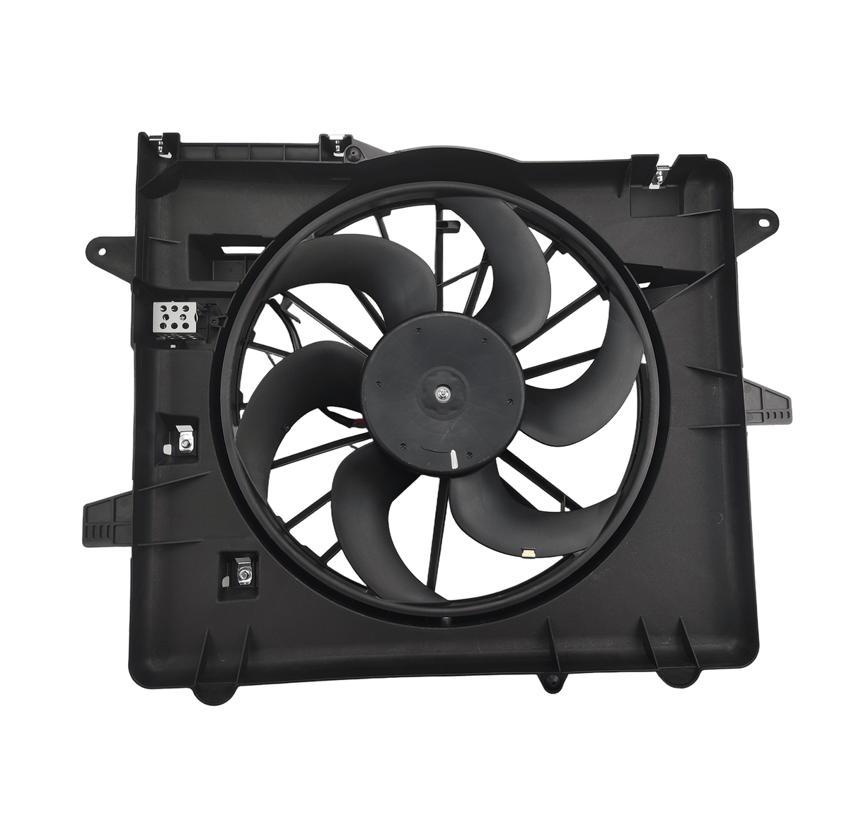 Engine Cooling Fan Radiator Fan Assembly w/ Resistor fit for Ford Mustang 05-14