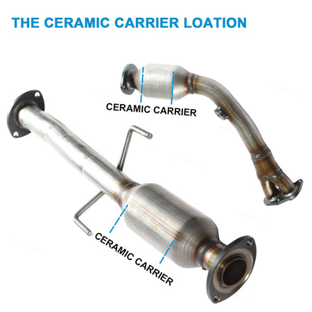 EPA  Catalytic Converters Fit For Toyota Tacoma 2.7L V4 2000-2004 Front & Rear