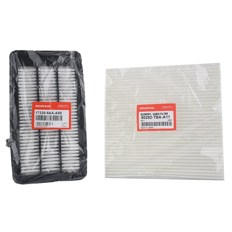 Honda Air Filter & Cabin Air Filter 80292-TBA-A11, 17220-5AA-A00