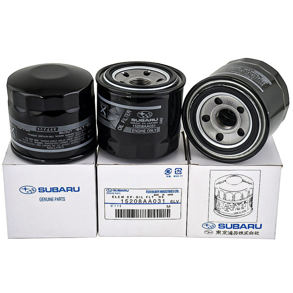 Subaru 15208AA031 Genuine OEM Oil Filters - Pack of 3 for Impreza Legacy