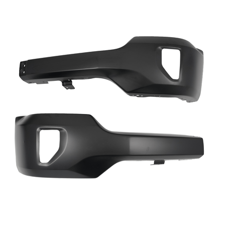 Fit For Chevy Silverado 1500 16-18 Black Steel Front Bumper Face Bar w/Fog Holes