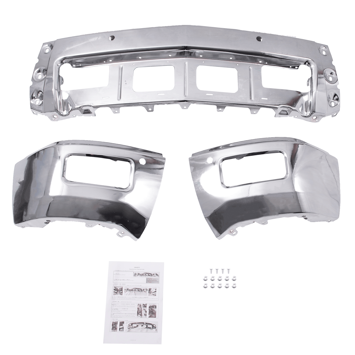 Fit For Chevy Silverado 1500 2014-2015 Front Bumper W/ Sensor Holes