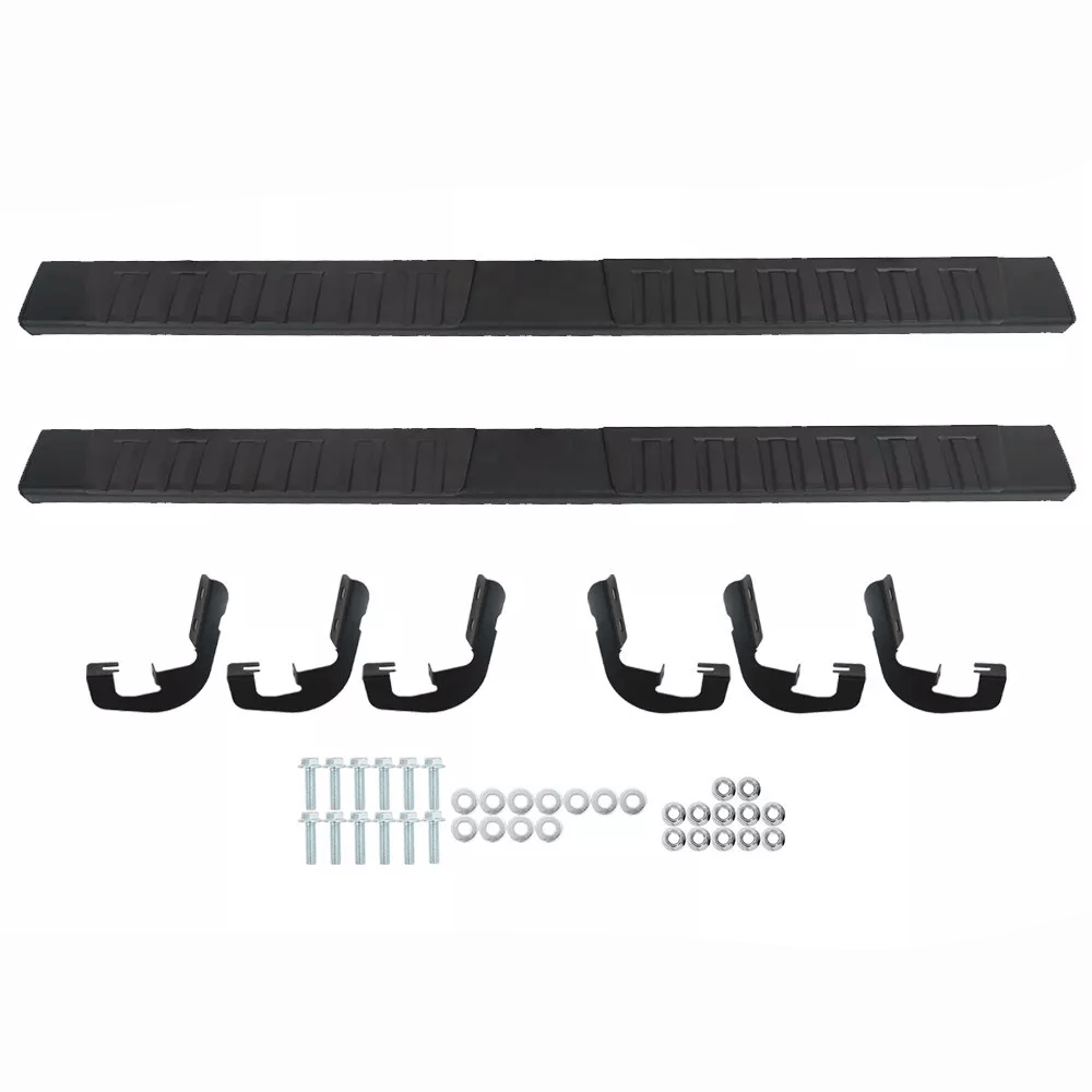 Fit For Chevy Silverado 1500 2019-24 Double Cab 6" Running Boards Side Step Bars