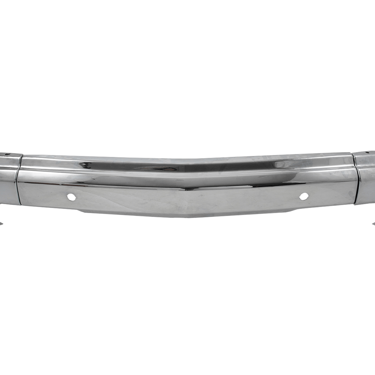 Fit For Chevy Silverado 1500 22-2023 W/Holes Steel Front Bumper Face Bar Chrome