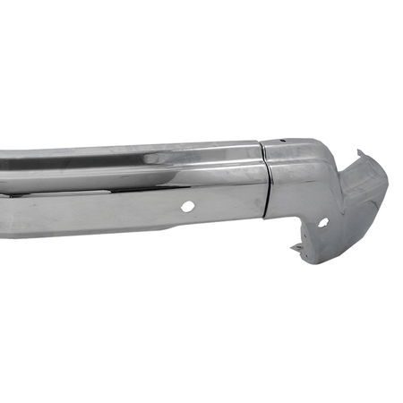 Fit For Chevy Silverado 1500 22-2023 W/Holes Steel Front Bumper Face Bar Chrome