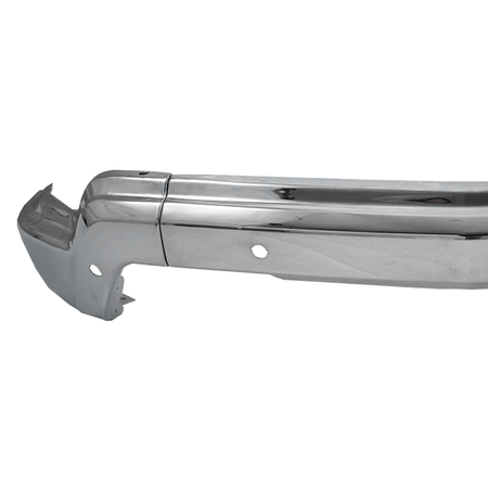 Fit For Chevy Silverado 1500 22-2023 W/Holes Steel Front Bumper Face Bar Chrome