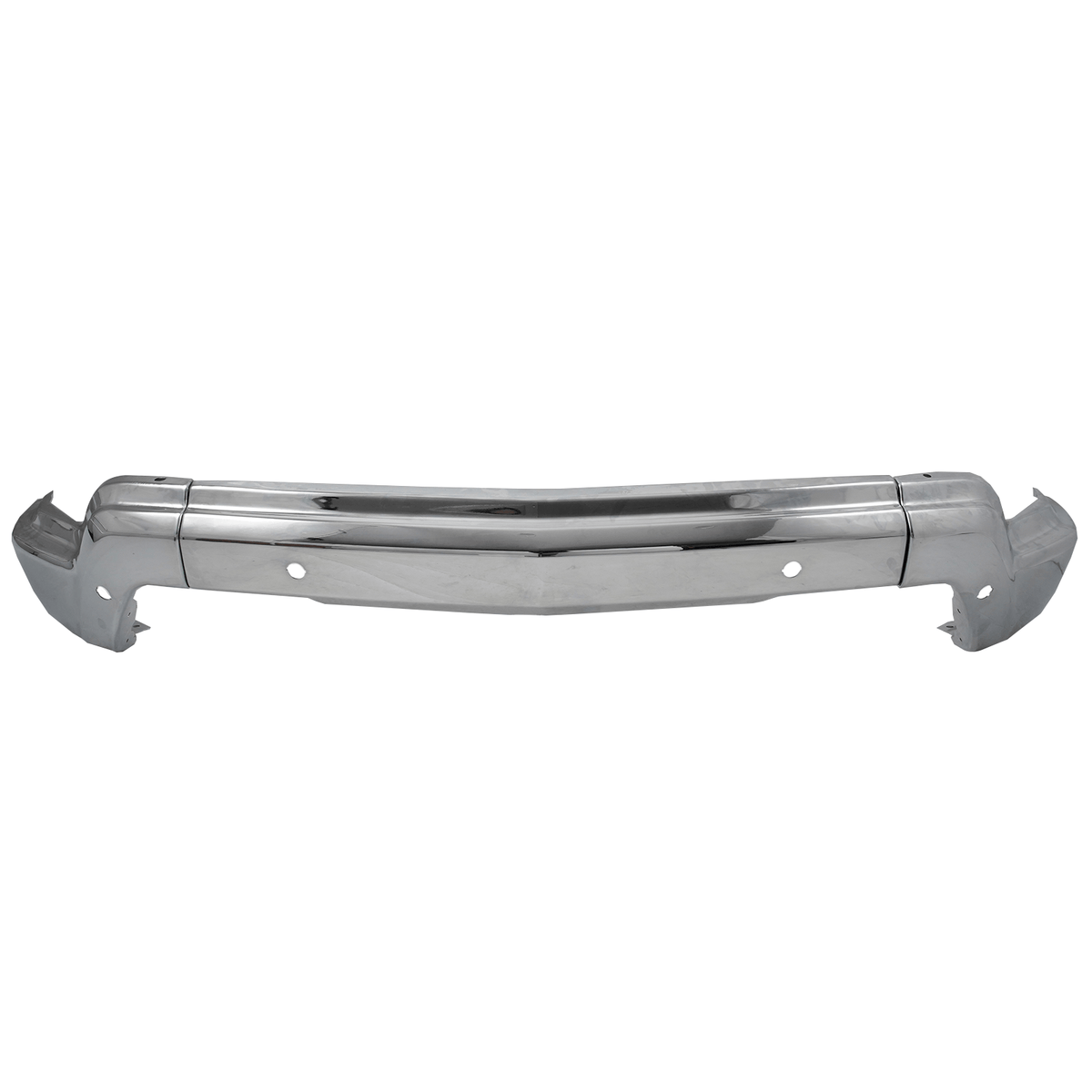 Fit For Chevy Silverado 1500 22-2023 W/Holes Steel Front Bumper Face Bar Chrome