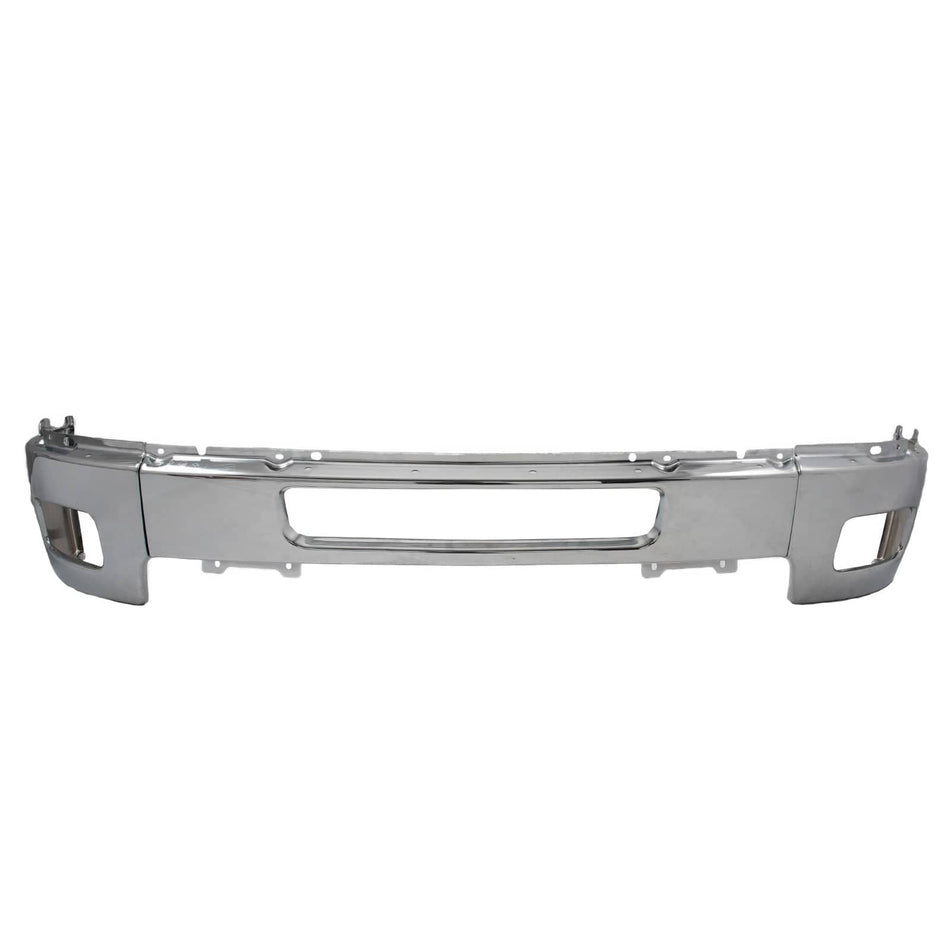 Fit For Chevy Silverado 2500 3500 11-14 Chrome Split Front Bumper Face Bar