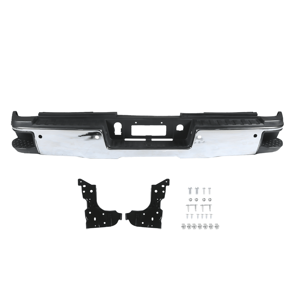 Fit For Chevy Silverado 2500 3500 HD 15-19 Dual wheels Rear Back Bumper Face Bar