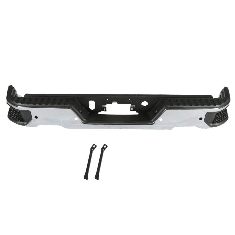 Fit For Chevy Silverado GMC Sierra 2019-2023 Rear Bumper Assembly W/ Sensor Hole