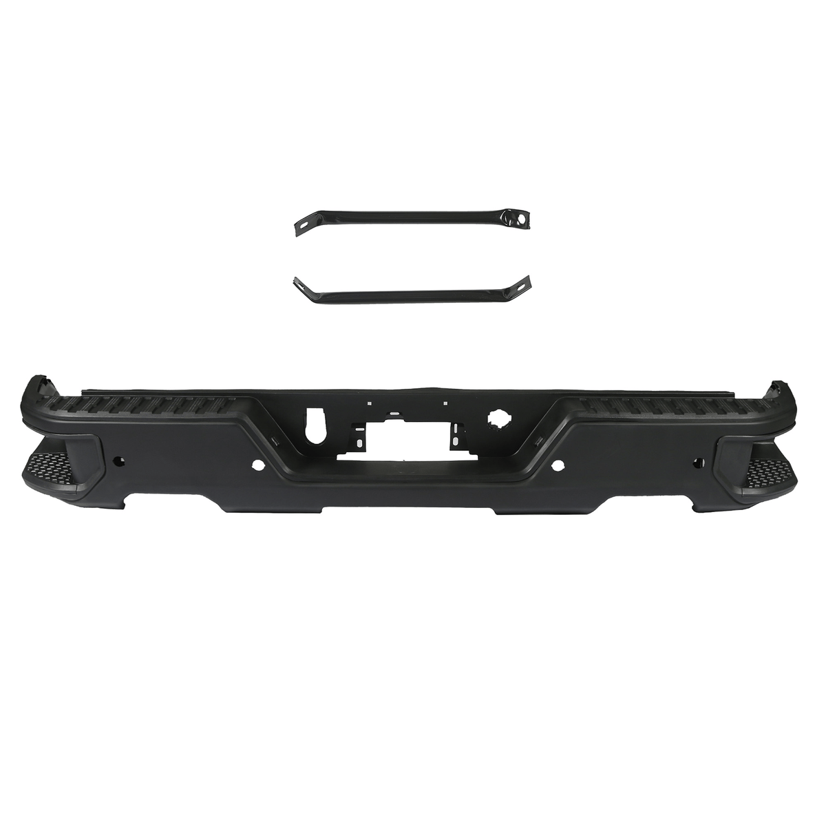 Fit For Chevy Silverado GMC Sierra 2019-2023 Rear Bumper W/ Park Texture