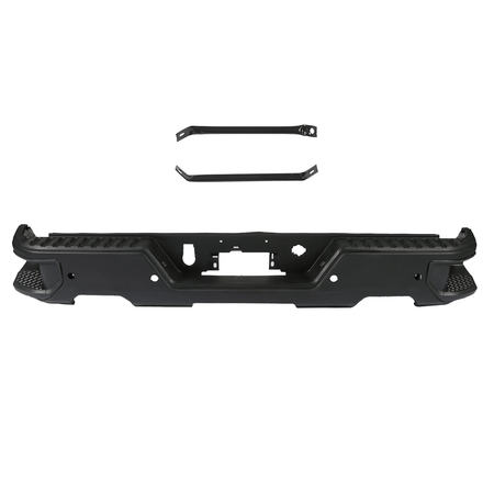Fit For Chevy Silverado GMC Sierra 2019-2023 Rear Bumper W/ Park Texture