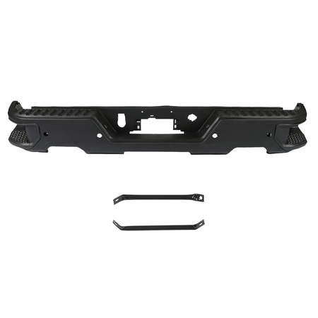 Fit For Chevy Silverado GMC Sierra 2019-2023 Rear Bumper W/ Park Texture
