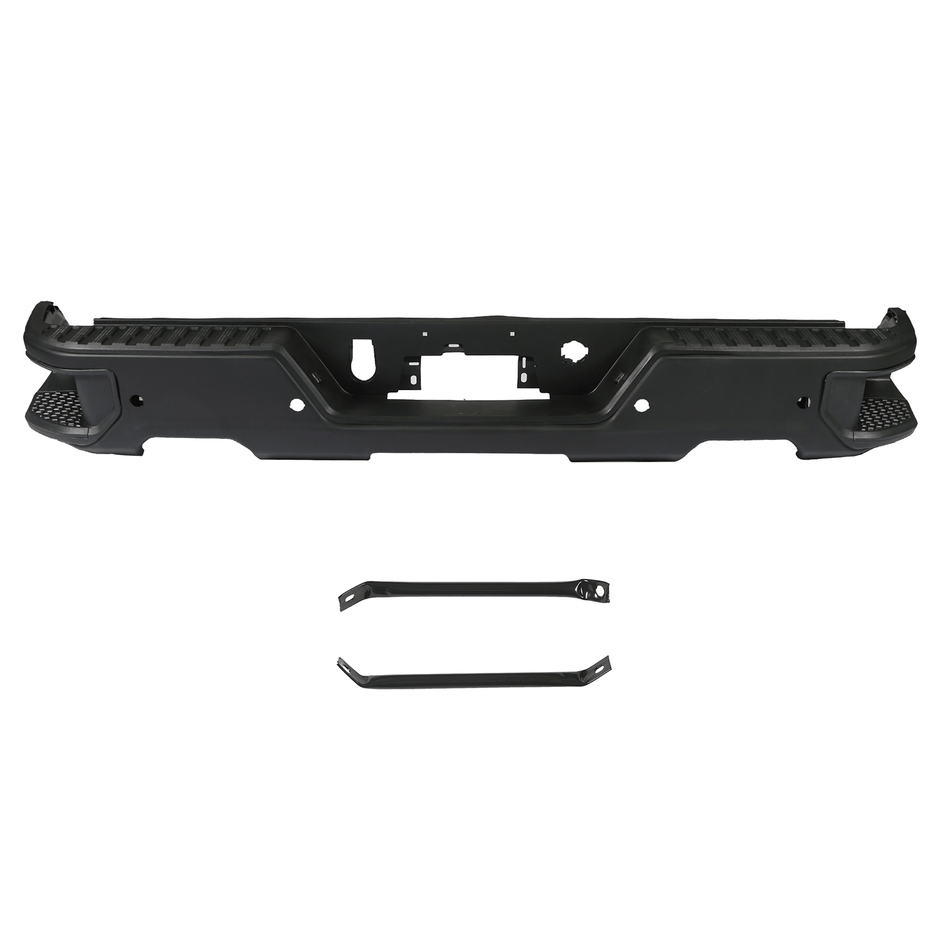 Fit For Chevy Silverado GMC Sierra 2019-2023 Rear Bumper W/ Park Texture