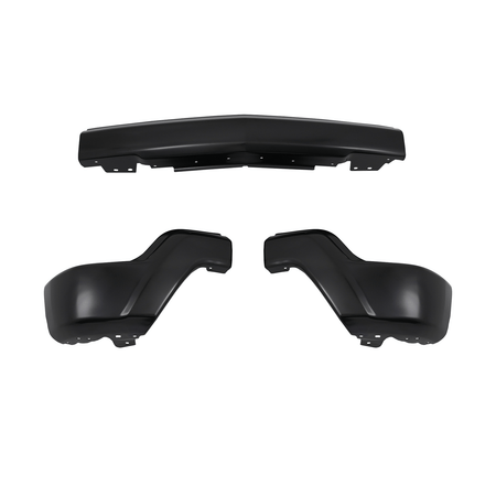 Fit For Chevy Silveraro 1500 2022 2023 Front Bumper Steel W/o Sensor Holes