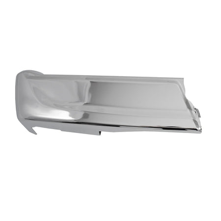 Fit For Ford F-150 21-24 Chrome Steel Rear Bumper End Cap w/o Sensor Holes