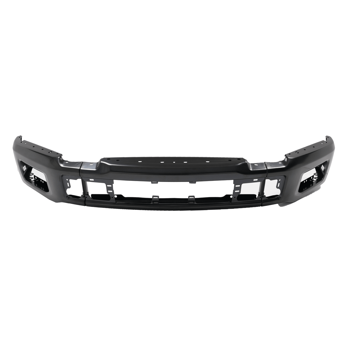Fit For Ford F-150 F150 2018-2020 Black Steel Front Bumper Face Bar W/ Fog Hole