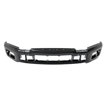 Fit For Ford F-150 F150 2018-2020 Black Steel Front Bumper Face Bar W/ Fog Hole