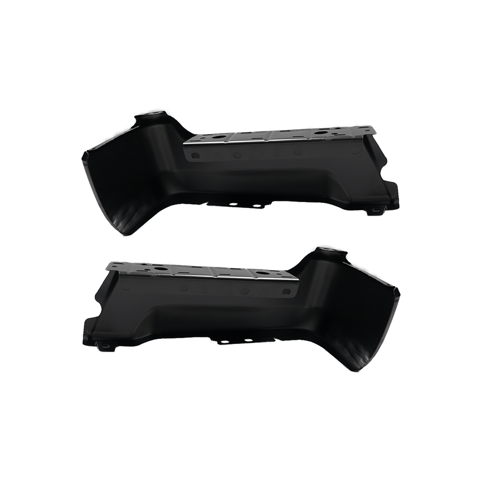 Fit For Ford F-250 F-350 Super Duty 2017-2022 Black Rear Bumper Face Bar Set