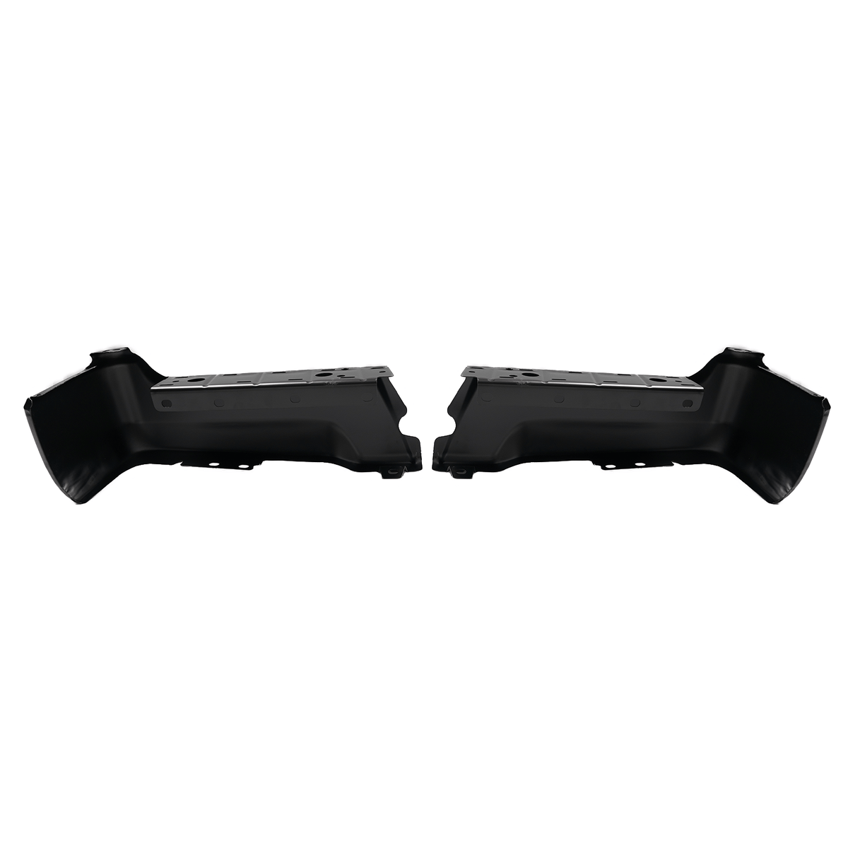 Fit For Ford F-250 F-350 Super Duty 2017-2022 Black Rear Bumper Face Bar Set