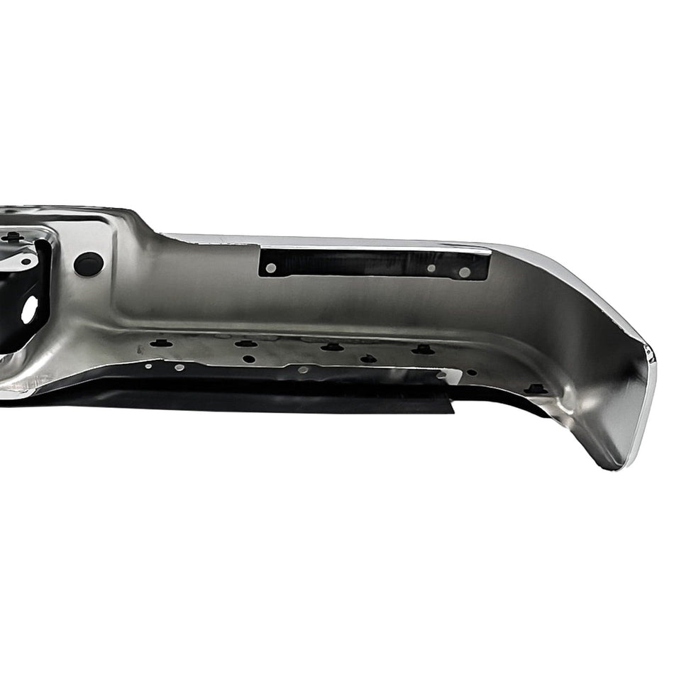 Fit For Ford F150 2006-08 Complete Rear Steel Bumper Chrome W/o Park Assist hole