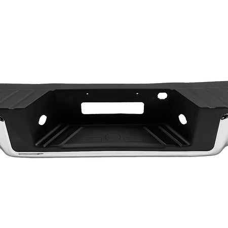 Fit For Ford F150 2006-08 Complete Rear Steel Bumper Chrome W/o Park Assist hole