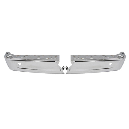 Fit For Ford F150 21-23 Left Right Chrome Rear Bumper End Set W/ Park Hole