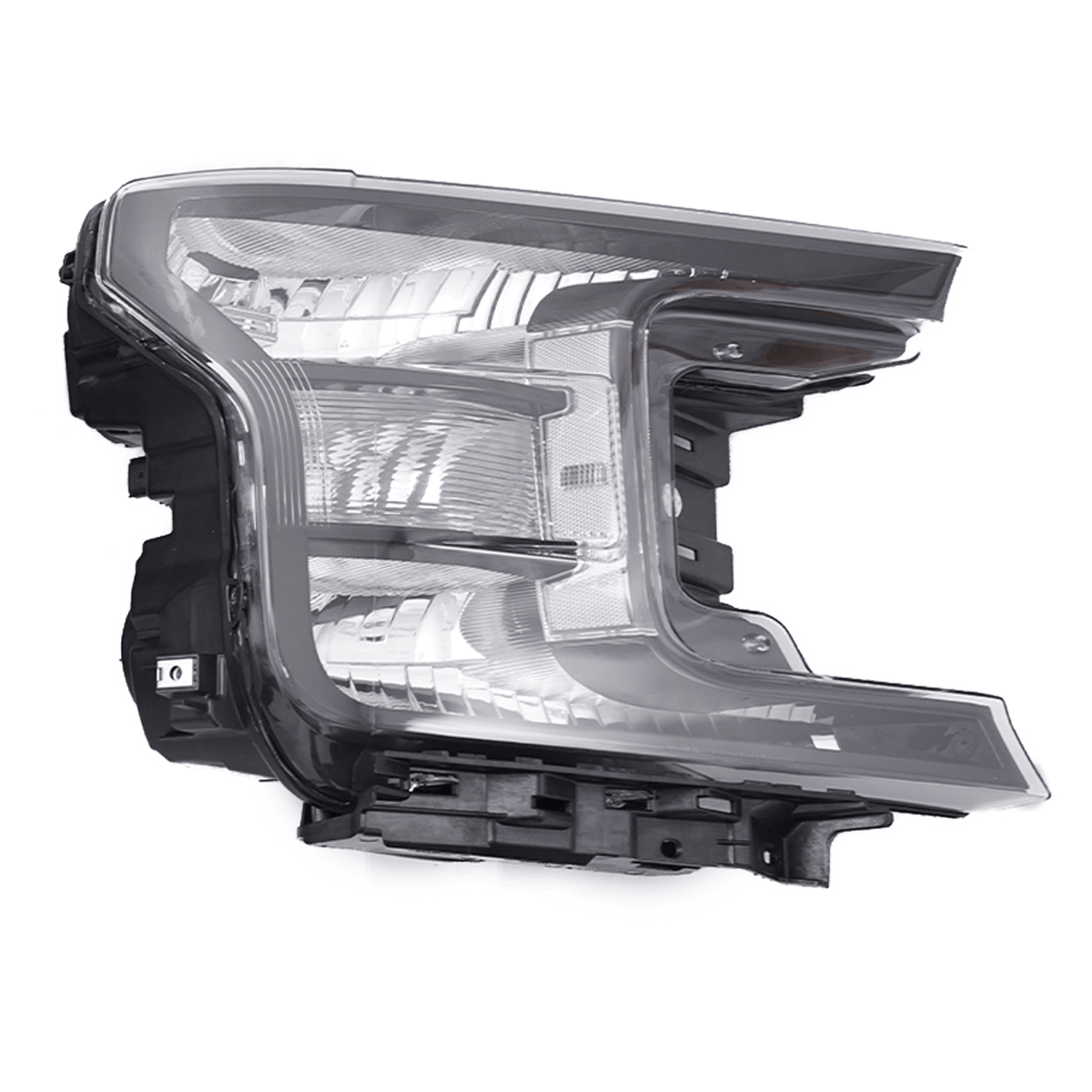 Fit FOR FORD F150 PICKUP TRUCK 2018-2020 PAIR HEADLIGHT LAMPS BLACK CLEAR