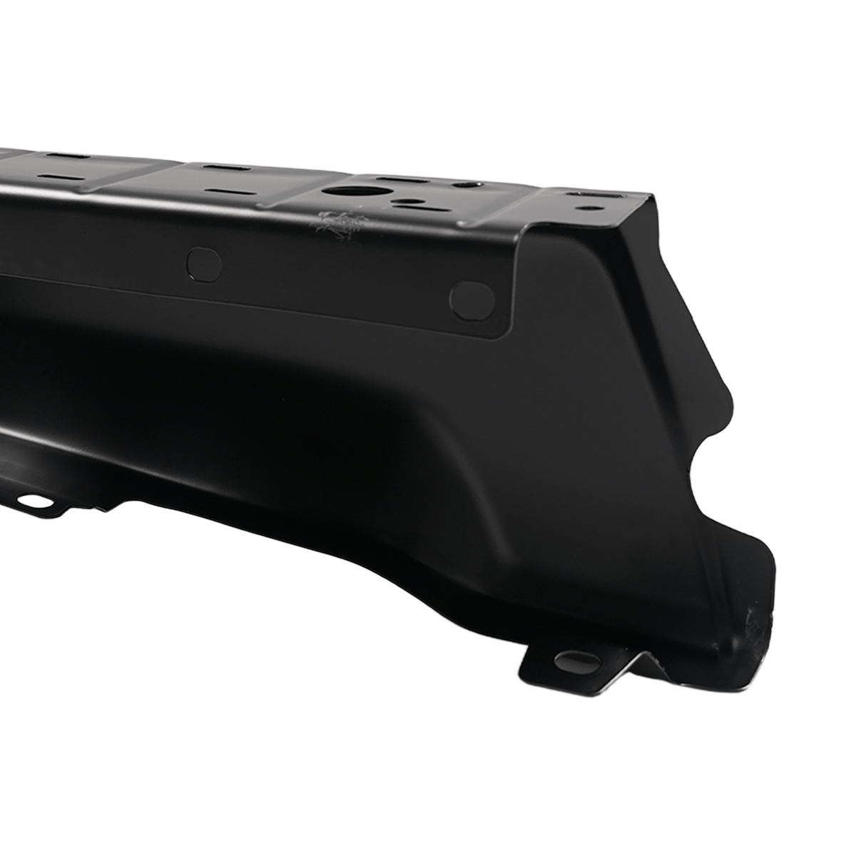 Fit For Ford F250 F350 17-22 Rear Passenger Bumper End w/o Park Hole Black