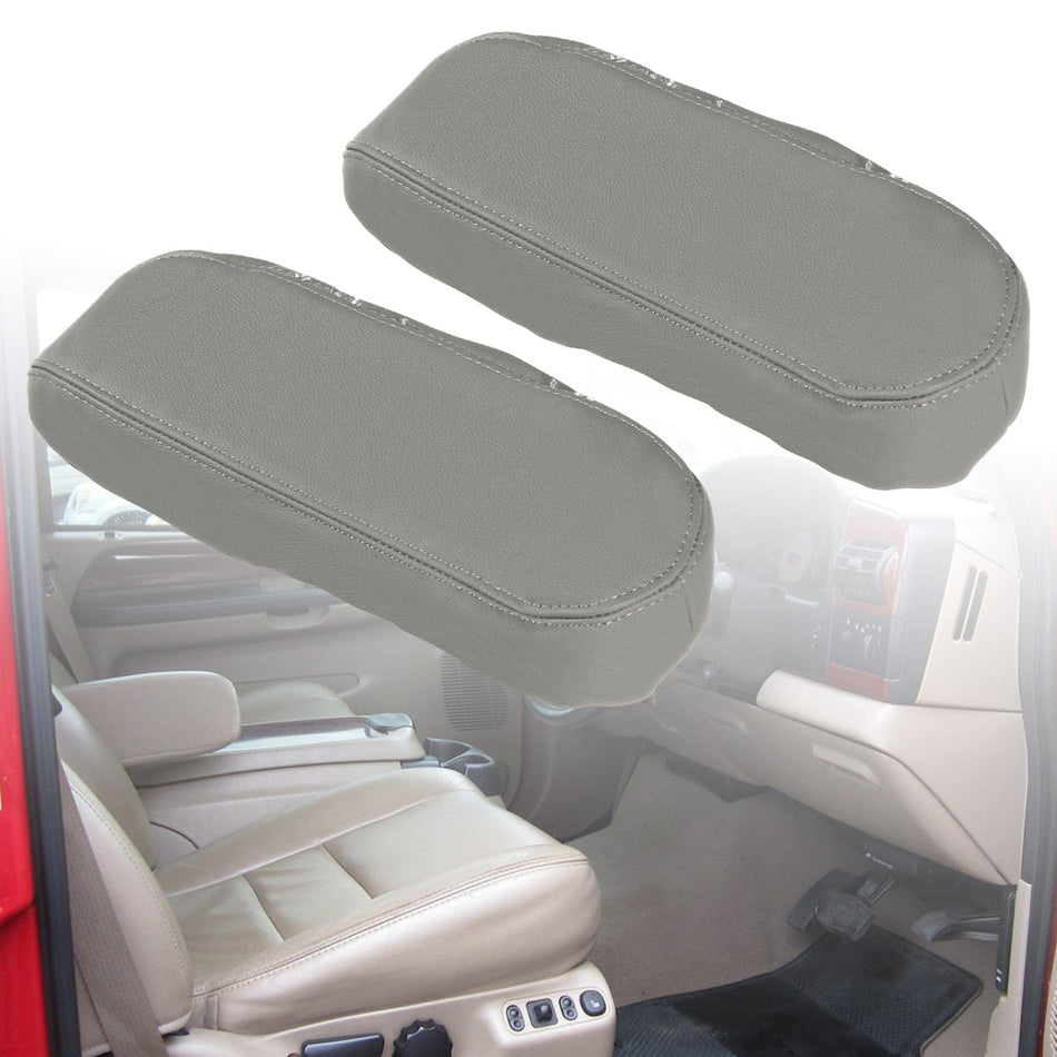 Fit for Ford F250 F350 2003-2007 Lariat Driver Armrest Cover Leather Synthetic