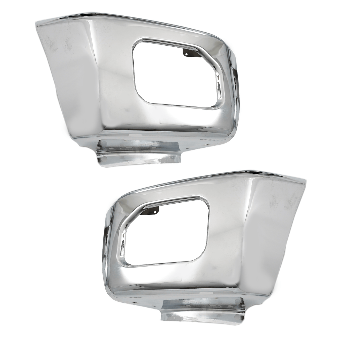 Fit For Ford F250 F350 Super Duty 11-16 Chrome Front Bumper Face Bar w/ Fog Hole