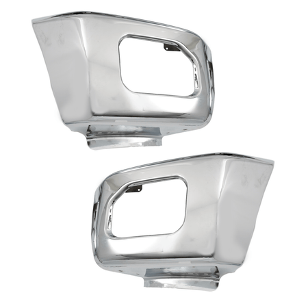 Fit For Ford F250 F350 Super Duty 11-16 Chrome Front Bumper Face Bar w/ Fog Hole